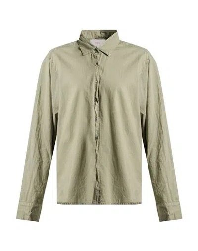 Xirena Xírena Woman Shirt Sage Green Size L Cotton In Multi