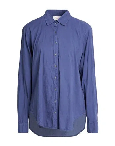 Xirena Xírena Woman Shirt Slate Blue Size M Cotton