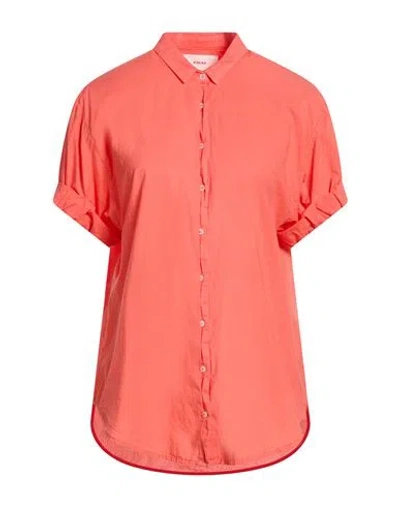 Xirena Xírena Woman Shirt Tomato Red Size Xs Cotton In Pink