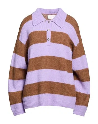 Xirena Xírena Woman Sweater Lilac Size M Alpaca Wool, Polyester, Merino Wool In Purple