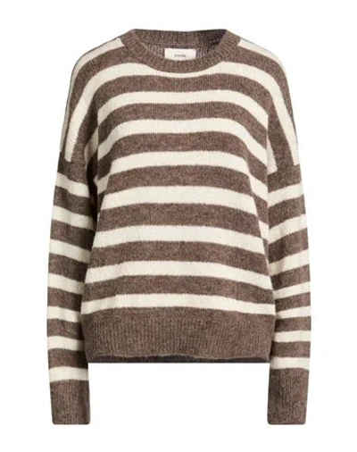 Xirena Xírena Woman Sweater Taupe Size M Baby Alpaca Wool, Polyamide, Wool In Gray