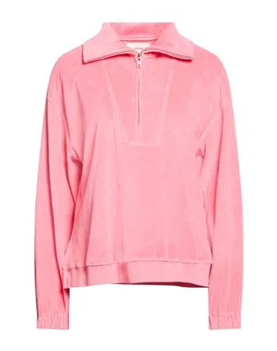 Xirena Xírena Woman Sweatshirt Salmon Pink Size M Cotton, Polyester