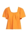 Xirena Xírena Woman Top Orange Size Xs Cotton In Orange