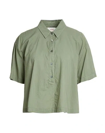 Xirena Xírena Woman Top Sage Green Size Xl Cotton In Gray