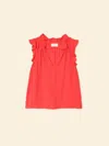 Xirena Women's Bex Gauze Top In Red Fire Cracker In Red