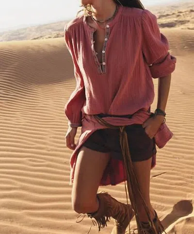 Xirena Women's Colette Top In Camelia In Burgundy