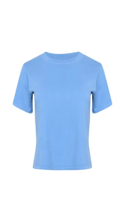 Xirena Women's Georgy Crew Neck Tee In Beacon Blue In Multi