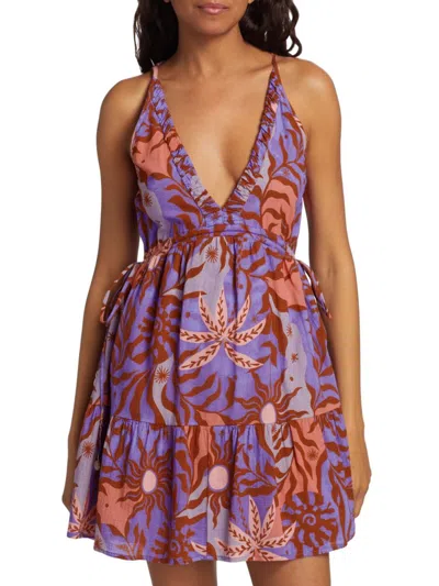 【激安大特価！】 Xirena In Minidress Sleeveless Cotton Printed Jayda Women's 応援グッズ