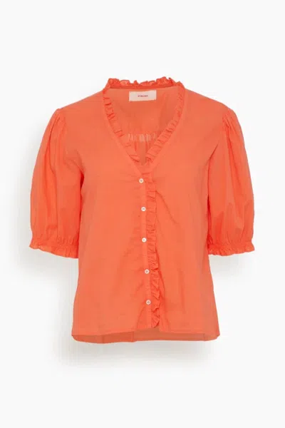 Xirena Women's Jenna Shirt In Sugar Poppy In Multi