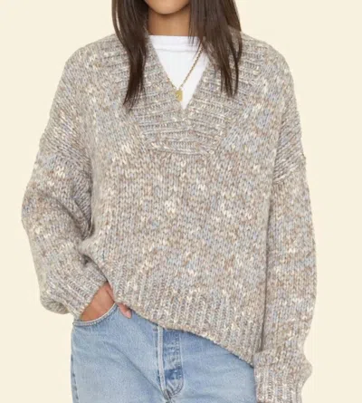 Xirena Women's Keyes Sweater In Light Blue Melange In Gray