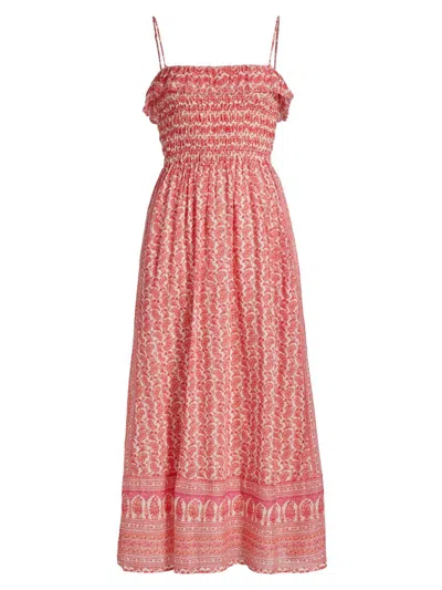 Xirena Women's Larkin Paisley Cotton-silk Midi-dress