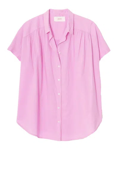 Xirena Women's Pax Shirt In Lavendar Pink In Multi