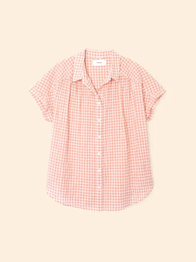 Xirena Women's Paxton Shirt In Shell Pink In Red