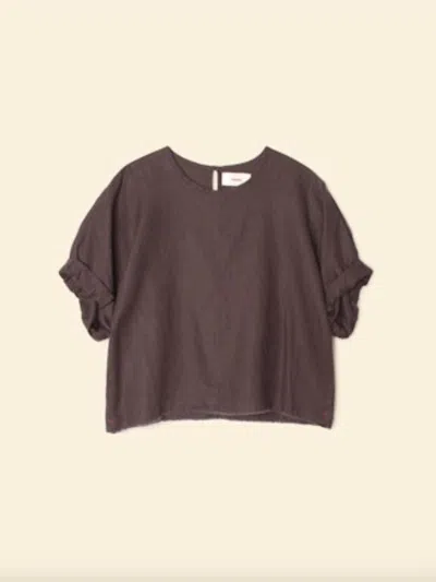 Xirena Women's Savoye Top In Black Quartz In Brown