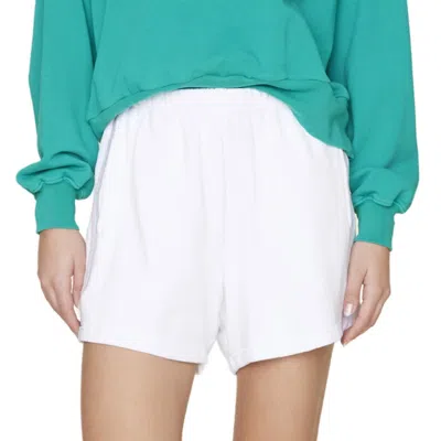 Xirena Women's Shayla Sweatshort In White Prism In Green