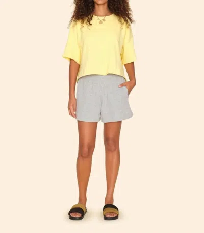 Xirena Women's Shayne Sweat Short In Heather Grey In Multi