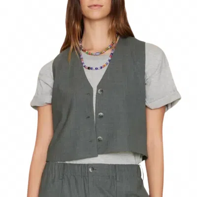 Xirena Women's Vinny Vest In Charcoal Melange In Gray