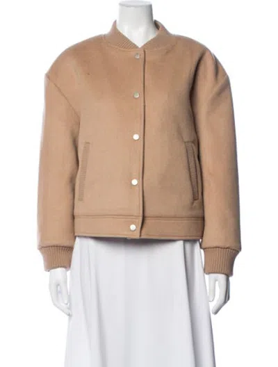 Pre-owned Xirena Wool Bomber Jacket In Neutrals