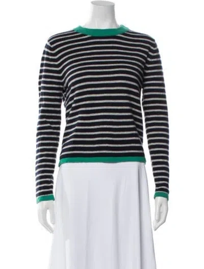 Pre-owned Xirena Wool Striped Sweater In Blue