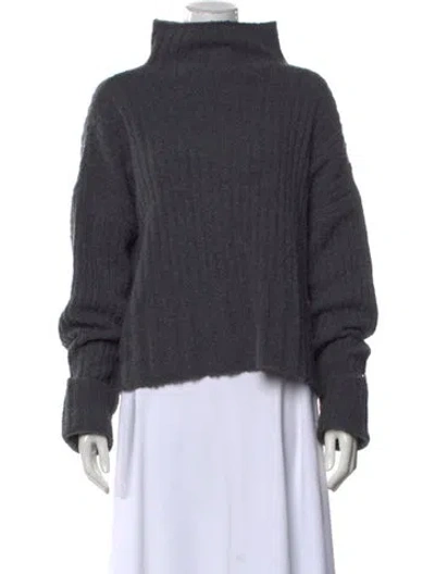 Pre-owned Xirena Wool Turtleneck Sweater In Grey