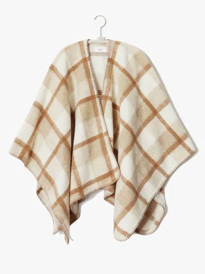Xirena Wynter Poncho In Fawn In Multi