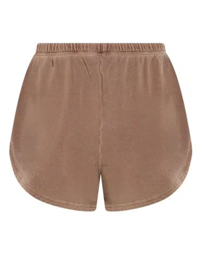 Xirena Xírena X Léa Meylan Woman Shorts & Bermuda Shorts Taupe Size S Cotton In Gray