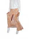 Xix Palms Santiago Resort Skirt In Orange Multi In Orange