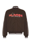 Shop Xlarge Embroidered Logo Piping Track Jacket In 브라운