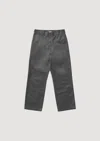 Xlarge Embroidered Work Pants In Gray