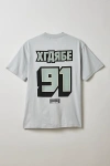 Xlarge Intl Style Graphic Tee In Grey, Men's At Urban Outfitters In White