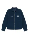 Xlarge Logo-patch Overshirt In Blue