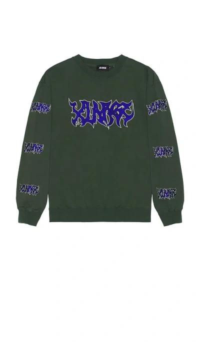 Xlarge Metal Crewneck Sweatshirt In 그린