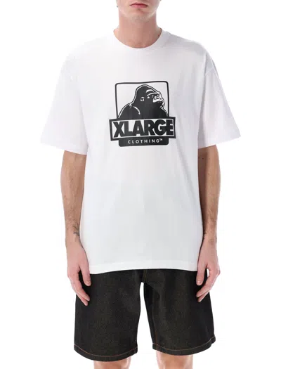 Xlarge Oversized T-shirt With Og Logo Graphic In White