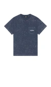 Xlarge Overdyed Pocket Tee In 네이비