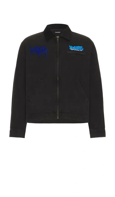 Xlarge Overdyed Work Jacket In 블랙