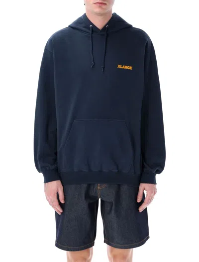 Xlarge Pitchenille Slanted Og Hoodie In Navy