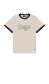Xlarge Retro Script Logo Ringer Tee In 베이지