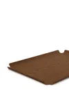 Xlboom Deck Rectangular Wood-grain Tray In Brown