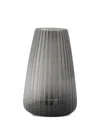 Xlboom Dim Stripe Vase In Gray