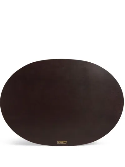 Xlboom Ellis Leather Placemat (35cm X 50cm) In Brown