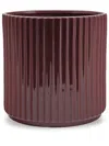 Xlboom Ikon Ceramic Pot (30cm X 30cm) In Brown