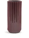 Xlboom Ikon Ceramic Vase (33cm X 15cm) In Brown