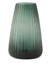 Xlboom Large Dim Stripe Vase In Green