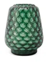 Xlboom Large Kuro Prism Vase In Green