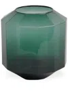 Xlboom Medium Bliss Glass Vase (20cm X 20cm) In Green