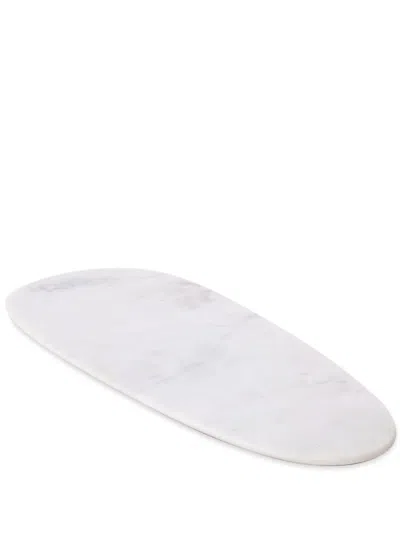 Xlboom Medium Max Marble Cutting Board (57cm X 23cm) In White