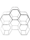 Xlboom Medium Pico Iron Wine Rack (30cm X 26cm) In Silver