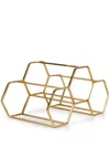 Xlboom Pico Iron Wine Rack (3 Bottles) In Gold