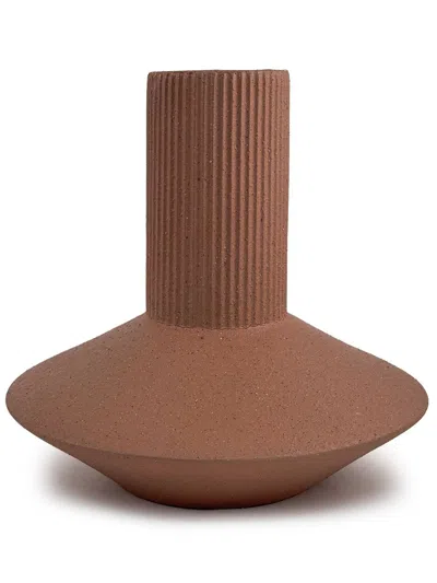 Xlboom 'rome' Large Vase (30cm) In Brown