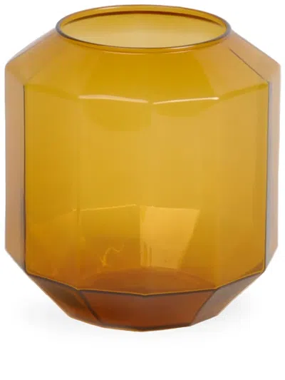 Xlboom Small Bliss Glass Vase (14cm X 16cm) In Neutrals
